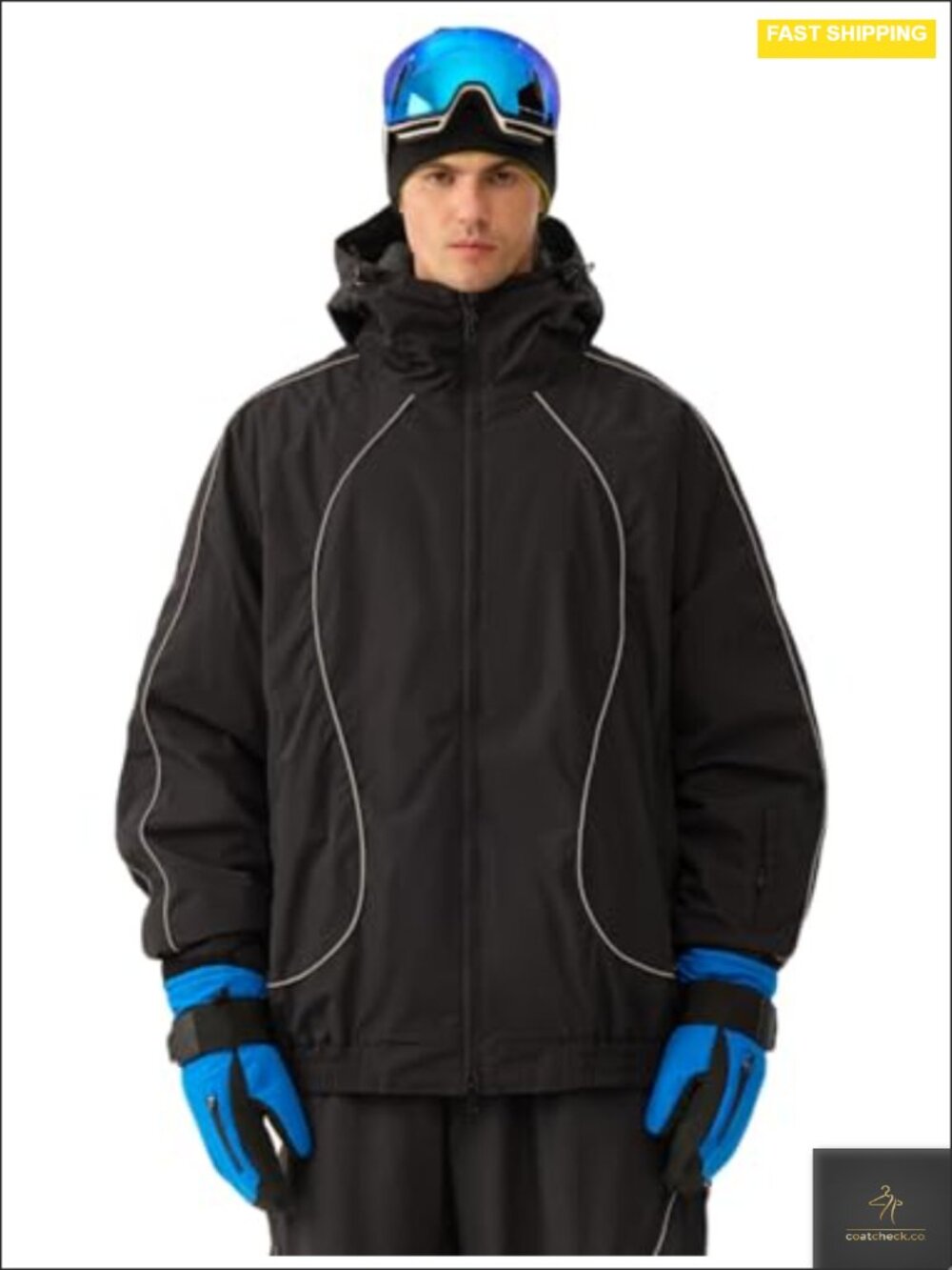 Unisex Ski Snowboard Jacket 20K Waterproof Insulated Baggy